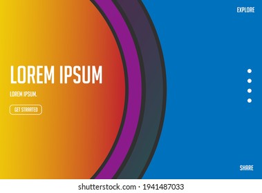 nuevo fondo abstracto con una mezcla de colores clásicos y modernos, velador premium 