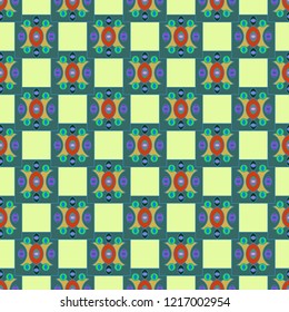 New abstract background multicolored geometric pattern seamless.
