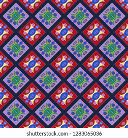 New abstract background multicolored geometric pattern seamless.