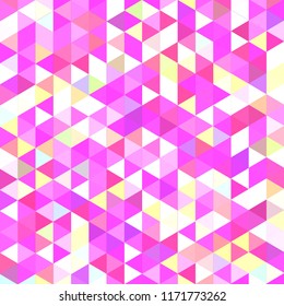 New abstract background multicolored simple seamless triangle.