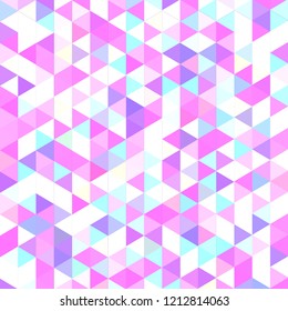 New abstract background multicolored simple seamless triangle.