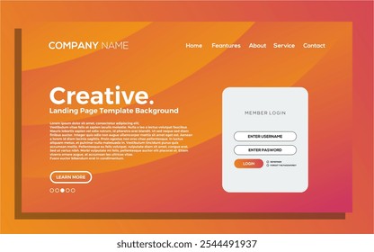 new abstract background template design