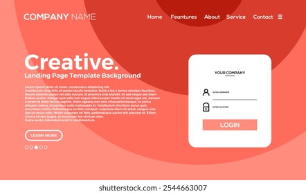 New abstract background template design