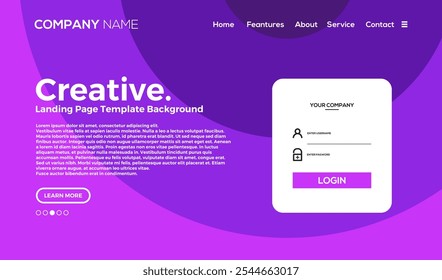 New abstract background template design