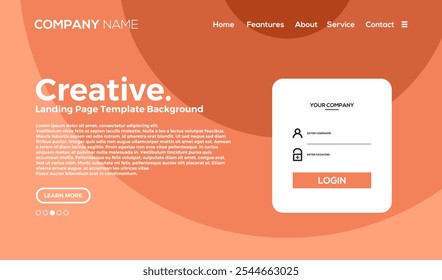 New abstract background template design