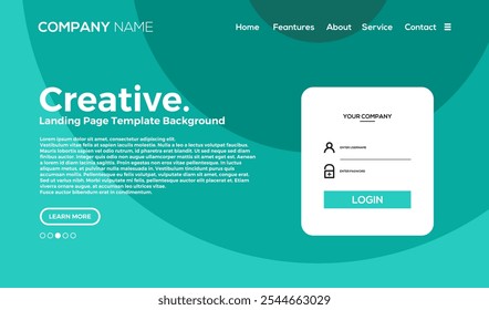 New abstract background template design