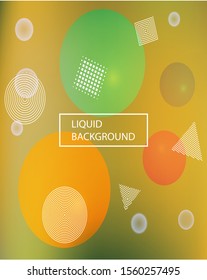 New abstract colorful background. Futuristic backdrop with colored bubbles and white shapes. Vector illustration space. Pink trendy soft blurred forms and elegant smooth blend.