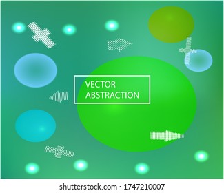 New abstract colorful background. Vector illustration elements. Light backdrop with colored bubbles and white shapes. Yellow trendy soft blurred forms and elegant smooth blend.