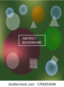 New abstract colorful background. Vector illustration elements. Flat backdrop with colored bubbles and white shapes. Violet trendy soft blurred forms and elegant smooth blend.