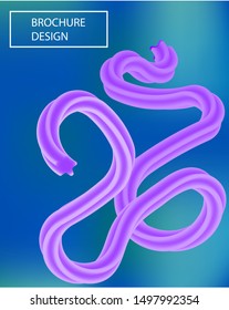 New abstract colourful background with a blend. Vibrant backdrop with simple muffled colors. Vector illustration concept. Violet and blue trendy soft blurred colors and elegant smooth blend.