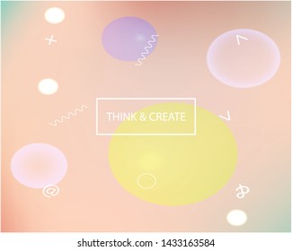New abstract colourful background Clean backdrop with bright rainbow colors. Vector illustration elements. Pink trendy soft blurred colors and elegant smooth blend.