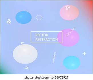 New abstract colourful background Clean backdrop with bright rainbow colors. Vector illustration vintage. Blue trendy soft blurred colors and elegant smooth blend.