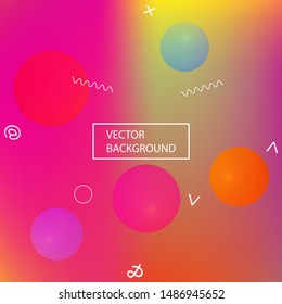 New abstract colourful background. Clean backdrop with simple muffled colors. Vector illustration pastel. Pink trendy soft blurred colors and elegant smooth blend.
