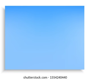 New abstract colourful background. Effective backdrop with smooth and soft shadow. Vector illustration concept. Blue trendy and easy editable colored banner template.