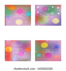 New abstract colourful background Flat backdrop with simple muffled colors. Vector illustration space. Pink trendy soft blurred colors and elegant smooth blend.