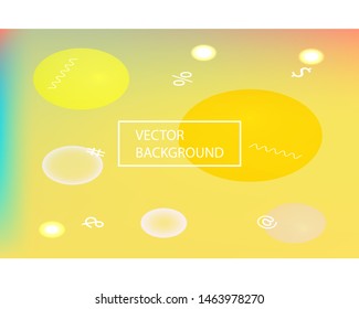 New abstract colourful background. Fresh backdrop with simple muffled colors. Vector illustration texture. Yellow trendy soft blurred colors and elegant smooth blend.