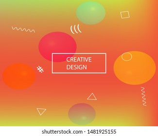 New abstract colourful background. Fresh backdrop with simple muffled colors. Vector illustration theme. Red trendy soft blurred colors and elegant smooth blend.