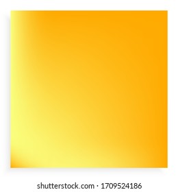 New abstract colourful background. Fresh backdrop with smooth and soft shadow. Vector illustration space. Yellow trendy and easy editable colored banner template.