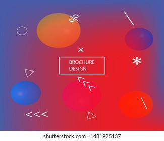New abstract colourful background. Light backdrop with simple muffled colors. Vector illustration flyer. Red trendy soft blurred colors and elegant smooth blend.