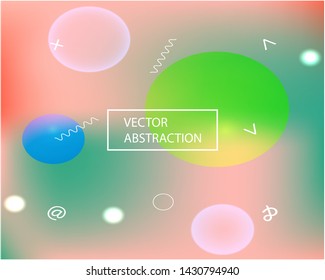 New abstract colourful background Minimal backdrop with bright rainbow colors. Vector illustration layout. Pink trendy soft blurred colors and elegant smooth blend.