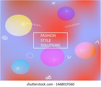 New abstract colourful background. Minimal backdrop with simple muffled colors. Vector illustration vintage. Orange trendy soft blurred colors and elegant smooth blend.