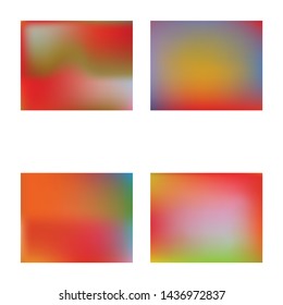 New abstract colourful background Simple backdrop with bright rainbow colors. Vector illustration art. Red trendy soft blurred colors and elegant smooth blend.