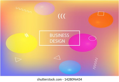 New abstract colourful background Vector illustration flyer. Clean backdrop with bright rainbow colors. Violet trendy soft blurred colors and elegant smooth blend.