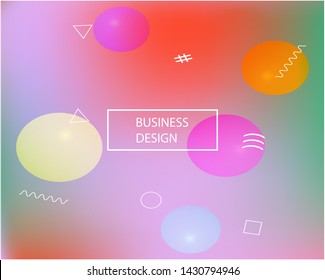 New abstract colourful background Vector illustration theme. Fresh backdrop with bright rainbow colors. Pink trendy soft blurred colors and elegant smooth blend.