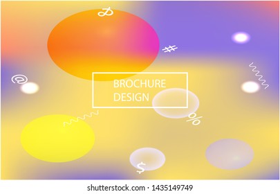 New abstract colourful background Vector illustration pastel. Fresh backdrop with bright rainbow colors. Violet trendy soft blurred colors and elegant smooth blend.