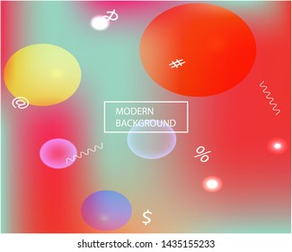 New abstract colourful background Vector illustration space. Fluid backdrop with bright rainbow colors. Red trendy soft blurred colors and elegant smooth blend.