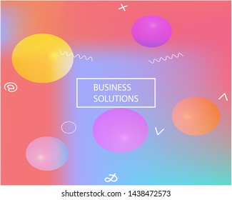 New abstract colourful background Vector illustration flyer. Light backdrop with bright rainbow colors. Blue trendy soft blurred colors and elegant smooth blend.