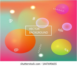 New abstract colourful background Vector illustration layout. Creative backdrop with bright rainbow colors. Orange trendy soft blurred colors and elegant smooth blend.