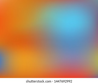 New abstract colourful background Vector illustration vintage. Liquid backdrop with bright rainbow colors. Orange trendy soft blurred colors and elegant smooth blend.
