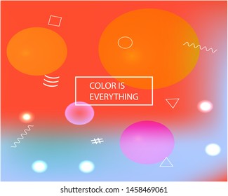 New abstract colourful background Vector illustration flyer. Colorful backdrop with simple muffled colors. Red trendy soft blurred colors and elegant smooth blend.