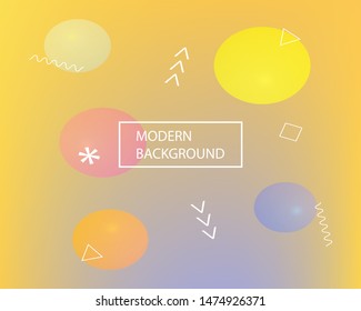 New abstract colourful background. Vector illustration elements. Vibrant backdrop with simple muffled colors. Orange trendy soft blurred colors and elegant smooth blend.