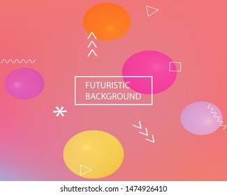 New abstract colourful background. Vector illustration art. Light backdrop with simple muffled colors. Pink trendy soft blurred colors and elegant smooth blend.