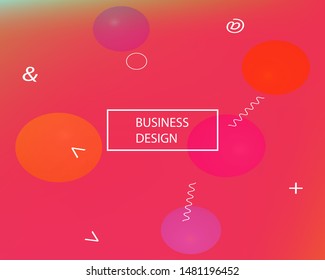 New abstract colourful background. Vector illustration art. Vibrant backdrop with simple muffled colors. Red trendy soft blurred colors and elegant smooth blend.