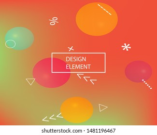 New abstract colourful background. Vector illustration art. Minimal backdrop with simple muffled colors. Red trendy soft blurred colors and elegant smooth blend.