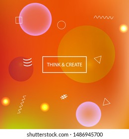 New abstract colourful background. Vector illustration elements. Light backdrop with simple muffled colors. Red trendy soft blurred colors and elegant smooth blend.