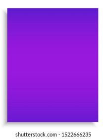 New abstract colourful background. Vector illustration texture. Graphic backdrop with smooth and soft shadow. Violet trendy and easy editable colored banner template.