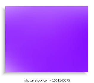 New abstract colourful background. Vector illustration flyer. Fresh backdrop with smooth and soft shadow. Violet trendy and easy editable colored banner template.
