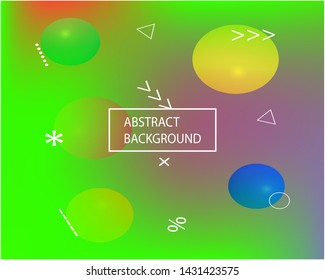 New abstract colourful background Vibrant backdrop with bright rainbow colors. Vector illustration theme. Green trendy soft blurred colors and elegant smooth blend.