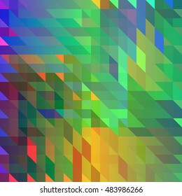 New abstract geometric colorful polygonal background pattern.