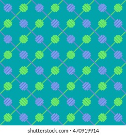 New abstract geometric colorful seamless pattern for background.