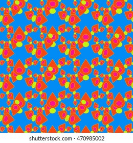 New abstract geometric colorful seamless pattern for background.