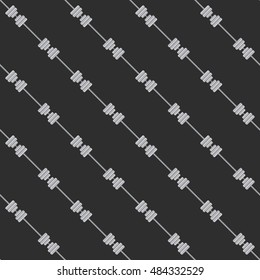 New abstract geometric colorful seamless pattern for background.