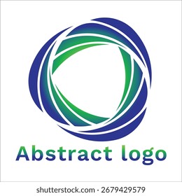 Novo design de logotipo abstrato editável 