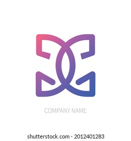 nuevo diseño de logotipo abstracto 