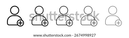 New account icon vector collection. EPS 10