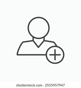 New account isolated icon. vector illustration.